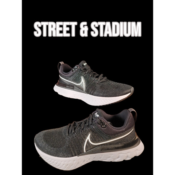 Women's Nike React Infinity 2 Black/White NEW size 10 - Picture 1 of 4